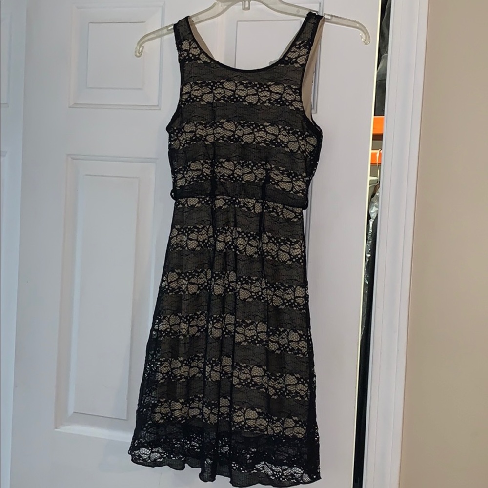 Lace striped dress by Coli